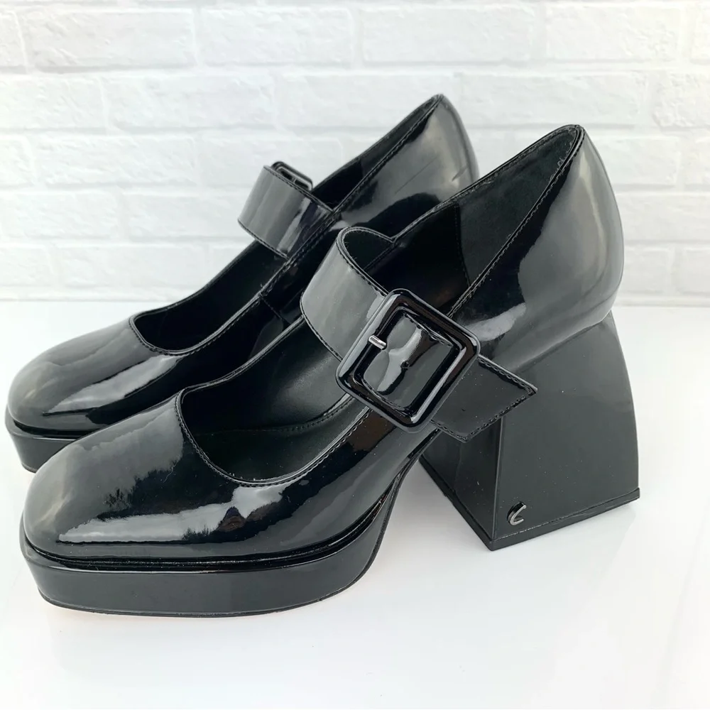 NEW! CIRCUS NY BY SAM EDELMAN Khiara Platform Mary Jane Pumps Heels Size 7.5